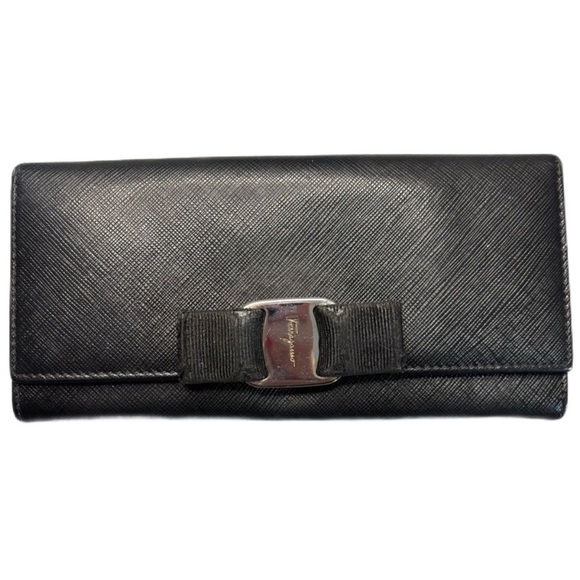 Salvatore Ferragamo Long Leather Wallet - Picture 1 of 11